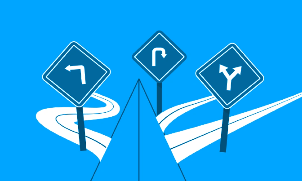 Mark destinations clearly in a user flow